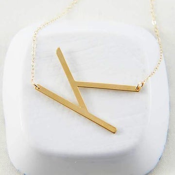 Large Letter Necklace